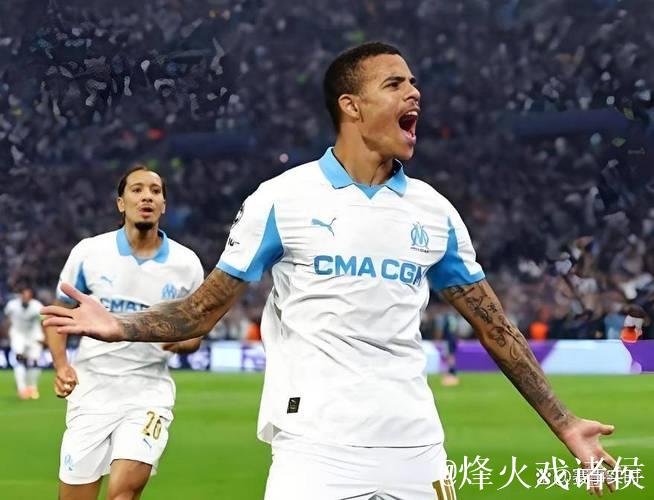 格林伍德欧冠高光表现，马赛客场3-2险胜圣吉罗斯